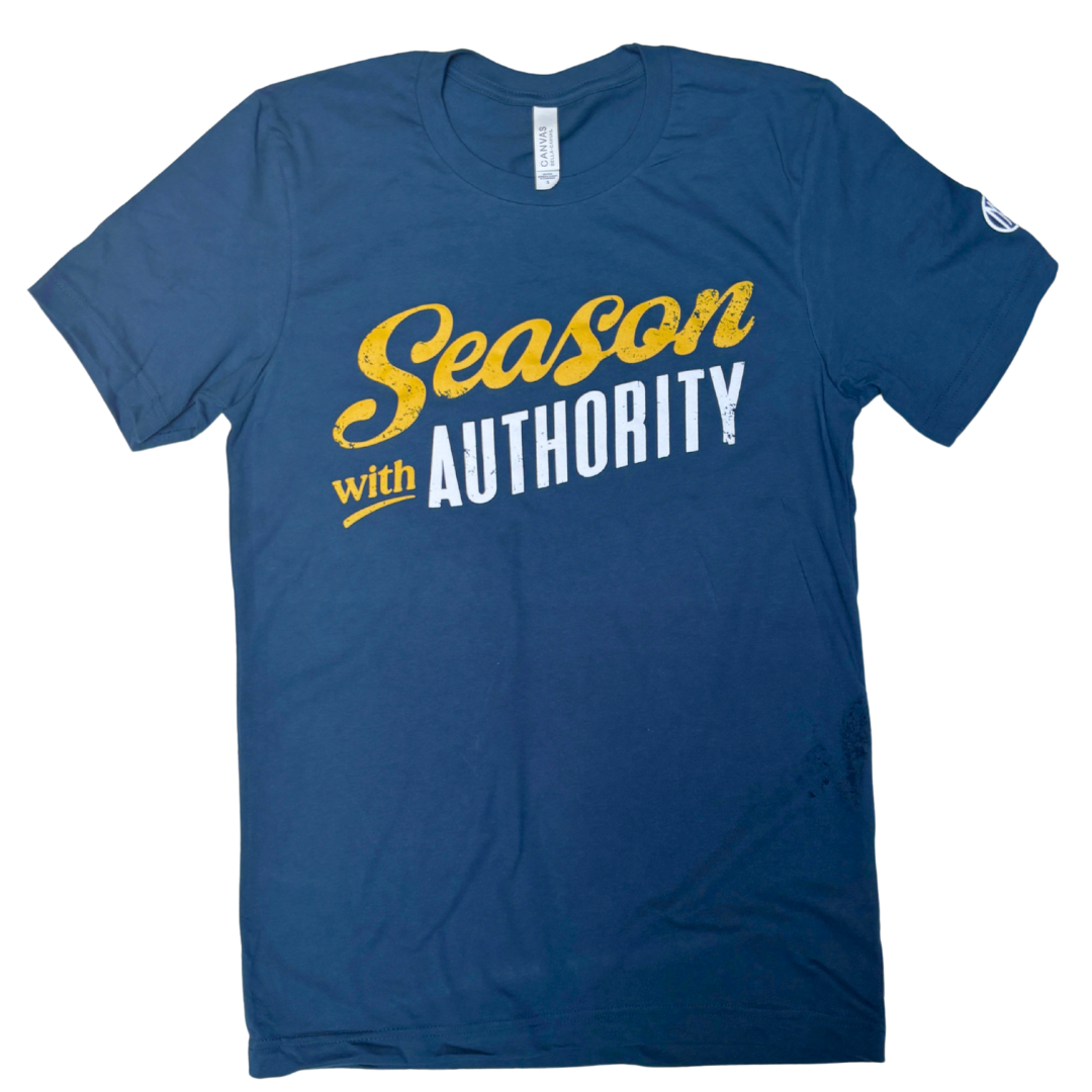 Season with Authority Unisex Short Sleeve Tee by Bella + Canvas